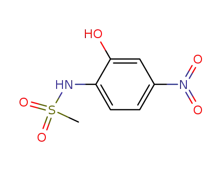 Molecular Structure of 38880-53-4 (Methanesulfonamide, N-(2-hydroxy-4-nitrophenyl)-)