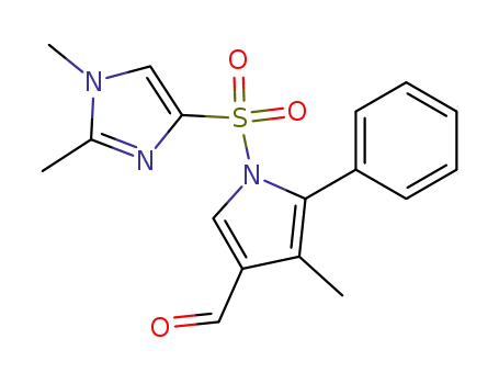 1H-Pyrrole-3-carboxaldehyde,
1-[(1,2-dimethyl-1H-imidazol-4-yl)sulfonyl]-4-methyl-5-phenyl-