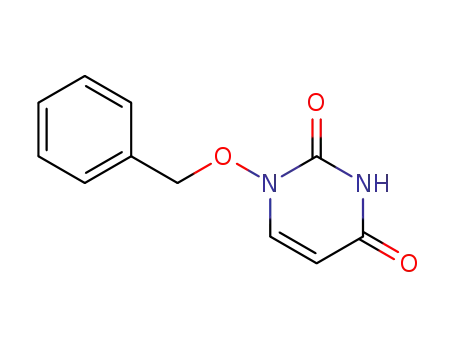 2,4(1H,3H)-Pyrimidinedione, 1-(phenylmethoxy)-