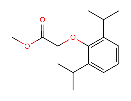 Molecular Structure of 1285189-84-5 (methyl 2-(2,6-diisopropylphenoxy)acetate)
