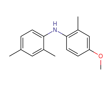 Molecular Structure of 41374-20-3 (4-Methoxy-2,2',4'-trimethyldiphenylamine)