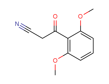 Benzenepropanenitrile, 2,6-dimethoxy-b-oxo-