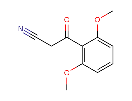 Molecular Structure of 847951-47-7 (2,6-DIMETHOXYBENZOYLACETONITRILE)