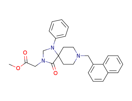 NNC 63-0532;8-(1-NaphthalenylMethyl)-4-oxo-1-phenyl-1,3,8-triazaspiro[4.5]decane-3-aceticacid,Methylester