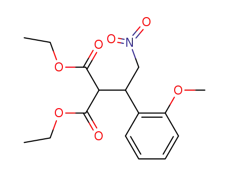 diethyl 2-(1-(2-methoxyphenyl)-2-nitroethyl)malonate