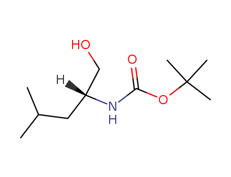 Carbamic acid,N-[(1R)-1-(hydroxymethyl)-3-methylbutyl]-, 1,1-dimethylethyl ester