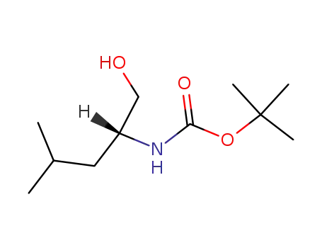 Molecular Structure of 106930-51-2 (BOC-D-LEUCINOL)