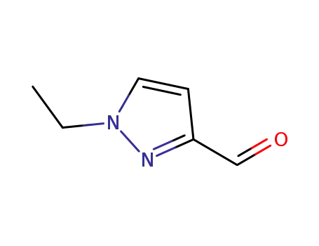 Molecular Structure of 942319-16-6 (1-ETHYL-1H-PYRAZOLE-3-CARBALDEHYDE)