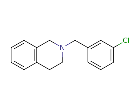 Molecular Structure of 885432-92-8 (2-(3-chlorobenzyl)-1,2,3,4-tetrahydroisoquinoline)
