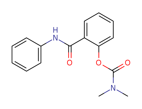 35410-18-5,Carbamic acid,dimethyl-,2-((phenylamino)carbonyl)phenyl ester,