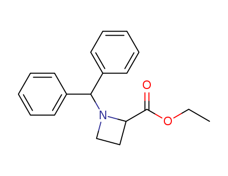 1-Benzhydrylazetidine-2-carboxylic acid ethyl ester