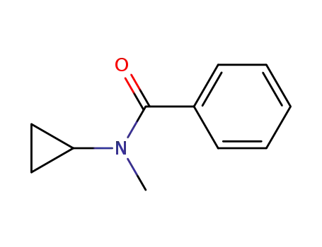 Molecular Structure of 155940-92-4 (Benzamide,  N-cyclopropyl-N-methyl-)