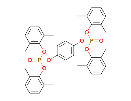 Molecular Structure of 124784-27-6 (Phosphoric acid,P,P'-1,4-phenylene P,P,P',P'-tetrakis(2,6-dimethylphenyl) ester)