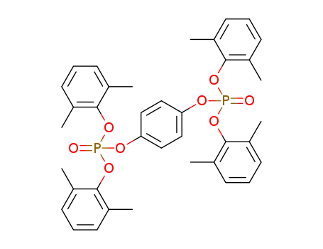 Molecular Structure of 124784-27-6 (Phosphoric acid,P,P'-1,4-phenylene P,P,P',P'-tetrakis(2,6-dimethylphenyl) ester)