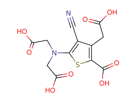 Molecular Structure of 135459-90-4 (StrontiumRanelate)