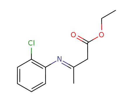 Butanoic acid, 3-[(2-chlorophenyl)imino]-, ethyl ester, (3E)-