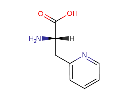 Molecular Structure of 37535-51-6 (3-(2-Pyridyl)-L-alanine)