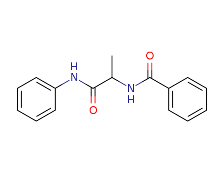 N-[1-(phenylcarbamoyl)ethyl]benzamide cas  6304-98-9