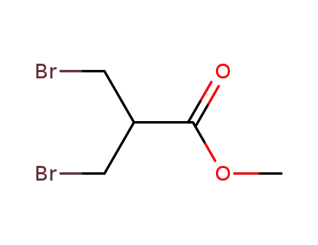 Molecular Structure of 22262-60-8 (METHYL 3-BROMO-2-(BROMOMETHYL)PROPIONATE)