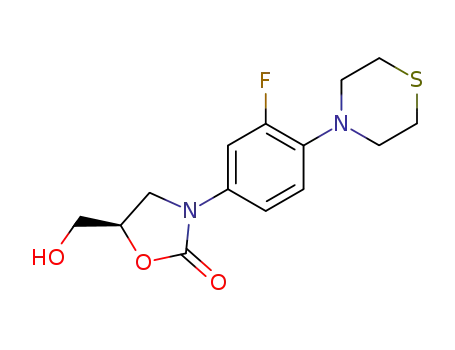 (R)-3-(3-Fluoro-4-thiomorpholinophenyl)-5-(hydroxymethyl)oxazolidin-2-one
