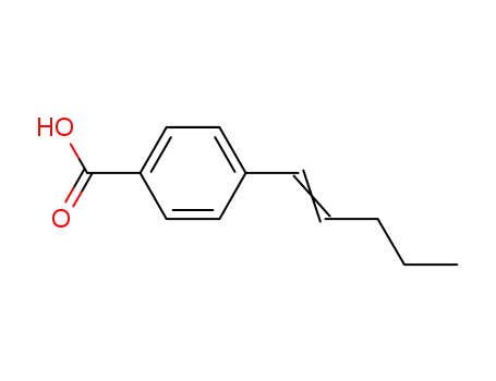 Molecular Structure of 202798-06-9 (4-PENT-1-ENYL-BENZOIC ACID)