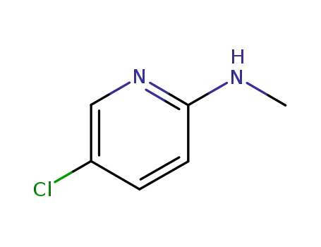 Molecular Structure of 4214-80-6 (5-chloro-N-methylpyridin-2-amine)