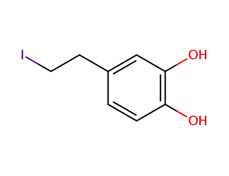 4-(2-iodoethyl)benzene-1,2-diol