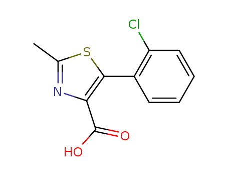 5-(2-CHLOROPHENYL)-2-METHYL-4-THIAZOLE CARBOXYLIC ACID