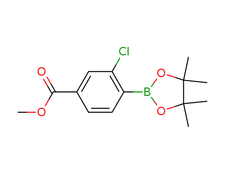 methyl 3-chloro-4-(4,4,5,5-tetramethyl-1,3,2-dioxaborolan-2-yl)benzoate