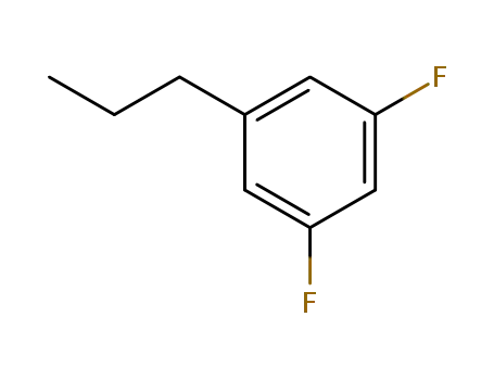 Molecular Structure of 183245-00-3 (Benzene, 1,3-difluoro-5-propyl- (9CI))