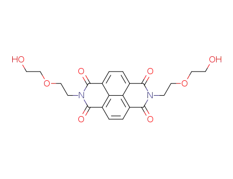Molecular Structure of 164932-87-0 (2,7-bis(2-(2-hydroxyethoxy)ethyl)benzo[lmn][3,8]phenanthroline-1,3,6,8(2H,7H)-tetraone)