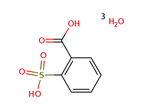 Molecular Structure of 123333-68-6 (2-SULFOBENZOIC ACID HYDRATE)
