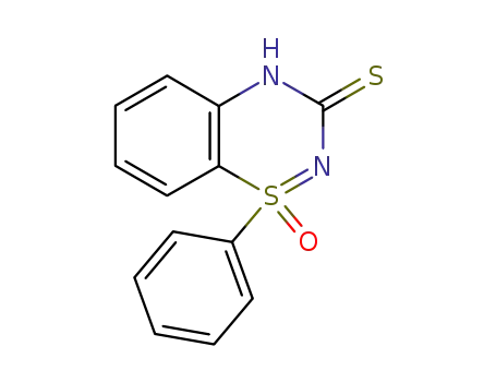 Molecular Structure of 60050-95-5 (1-hydroxy-1-phenyl-1,8a-dihydro-1lambda~4~,2,4-benzothiadiazine-3(2H)-thione)