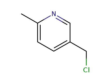 Molecular Structure of 52426-66-1 (Pyridine, 5-(chloromethyl)-2-methyl- (6CI,9CI))