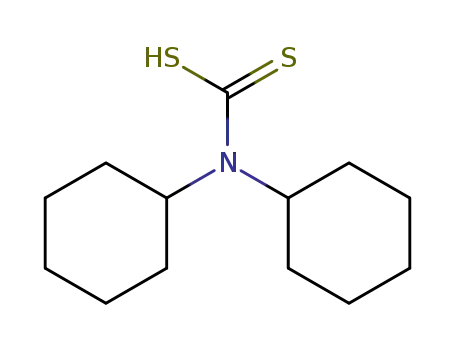 Molecular Structure of 4493-33-8 (dicyclohexyldithiocarbamate)