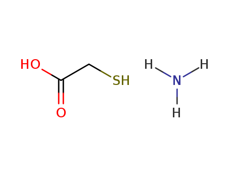 5421-46-5,Ammonium thioglycolate,Aceticacid, mercapto-, monoammonium salt (8CI,9CI);Ammonium mercaptoacetate;Thiofaco A-50;Thioglycolicacid ammonium salt;
