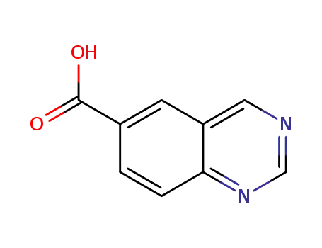 Molecular Structure of 676326-53-7 (6-Quinazolinecarboxylic acid (9CI))