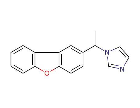 Molecular Structure of 1449604-22-1 (1-(1-(dibenzo[b,d]furan-2-yl)ethyl)-1H-imidazole)