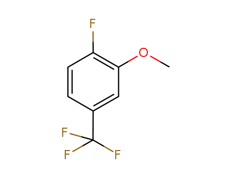 Molecular Structure of 261951-78-4 (2-FLUORO-5-(TRIFLUOROMETHYL)ANISOLE)