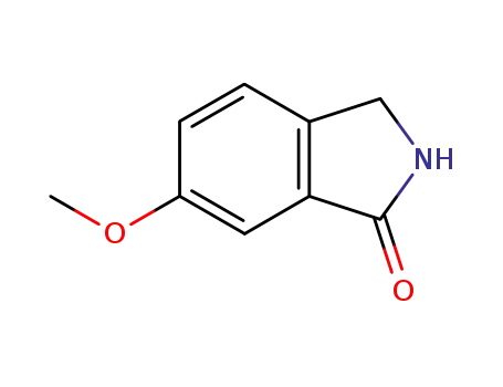 Molecular Structure of 132680-54-7 (6-METHOXYISOINDOLIN-1-ONE)