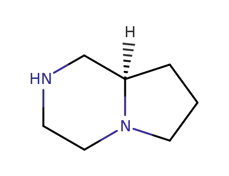 Molecular Structure of 96193-27-0 (Pyrrolo[1,2-a]pyrazine, octahydro-, (8aR)- (9CI))