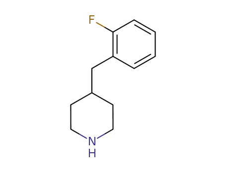 Molecular Structure of 194288-97-6 (4-(2-fluorobenzyl)piperidine)
