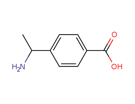 Molecular Structure of 28357-95-1 (4-(1-AMINO-ETHYL)-BENZOIC ACID)