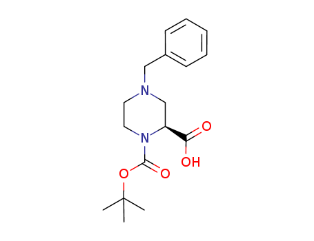 (S)-4-benzyl-1-(tert-butoxycarbonyl)piperazine-2-carboxylic acid