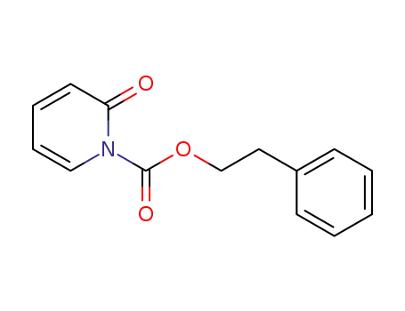 Molecular Structure of 1439367-76-6 (2-phenylethyl 2-oxopyridine-1-carboxylate)