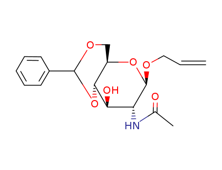 .beta.-D-Glucopyranoside, 2-propenyl 2-(acetylamino)-2-deoxy-4,6-O-(phenylmethylene)-