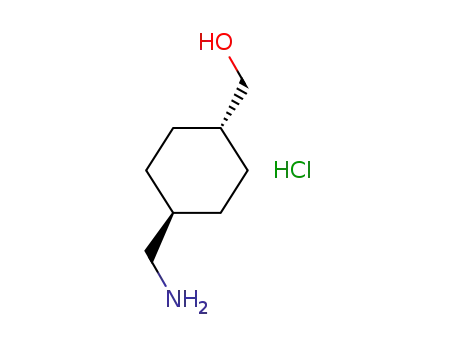 Molecular Structure of 178972-33-3 (trans-4-(aminomethyl)cyclohexanemethanol hydrochloride)