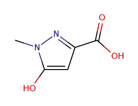 Molecular Structure of 58364-97-9 (5-hydroxy-1-methyl-1H-pyrazole-3-carboxylic acid)