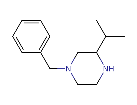 Piperazine, 3-(1-methylethyl)-1-(phenylmethyl)-