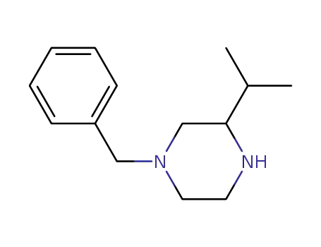 Molecular Structure of 851014-13-6 (1-Benzyl-3-isopropylpiperazine)